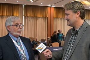 Tim Seldin and Joe Campbell at the 28th annual IMC Peace Academy Conference
